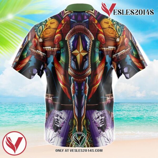 Trippy Boba Fett Star Wars Hawaiian Button Up Shirt, Perfect Gifts For Anime Lovers - Vesles2014S 1
