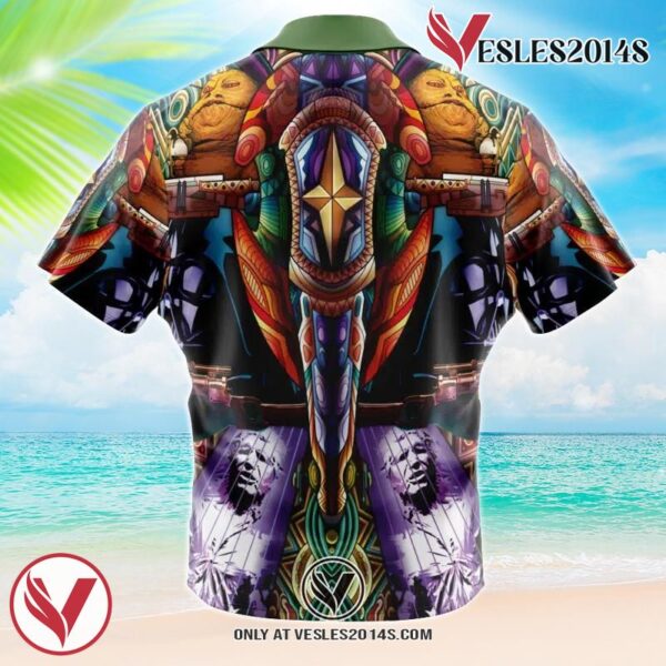Trippy Boba Fett Star Wars Hawaiian Button Up Shirt, Perfect Gifts For Anime Lovers - Vesles2014S 20u 1