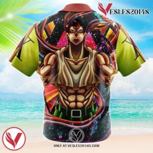 Trippy Gon Freecss Hunter X Hunter Hawaiian Button Up Shirt, Perfect Gifts For Anime Lovers - Vesles2014S 1