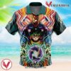 Trippy Midoriya Izuku My Hero Academia Hawaiian Button Up Shirt, Perfect Gifts For Anime Lovers - Vesles2014S
