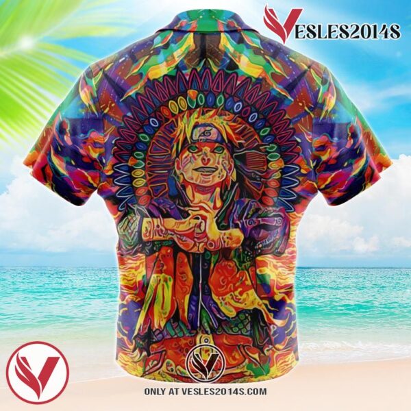 Trippy Naruto Hawaiian Button Up Shirt, Perfect Gifts For Anime Lovers - Vesles2014S 1