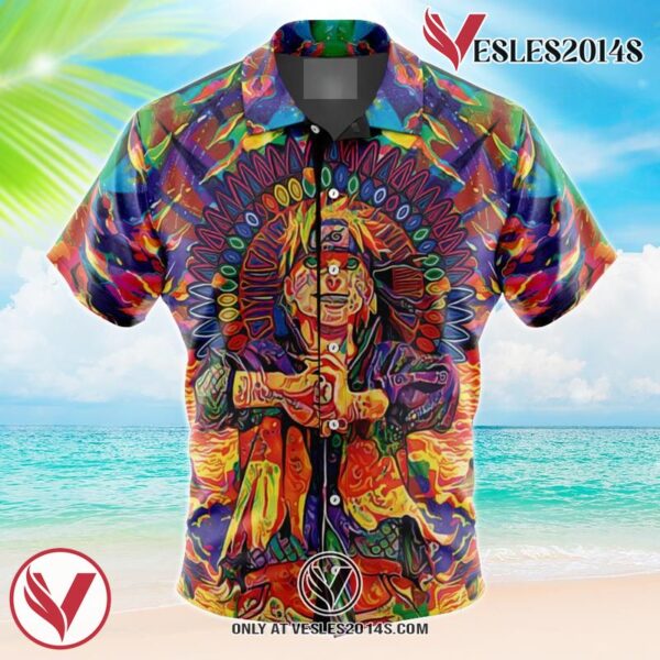 Trippy Naruto Hawaiian Button Up Shirt, Perfect Gifts For Anime Lovers - Vesles2014S