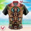 Trippy Ryomen Sukuna Jujutsu Kaisen Hawaiian Button Up Shirt, Perfect Gifts For Anime Lovers - Vesles2014S