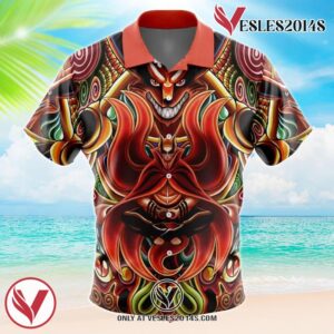Trippy Uzumaki Naruto Baryon Mode Boruto Hawaiian Button Up Shirt, Perfect Gifts For Anime Lovers - Vesles2014S