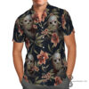 Tropical Floral Jason Voorhees Friday The 13th Horror Movie Halloween Casual Beach Full Printing Hawaiian Shirt Vesles2014S