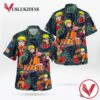 Tropical Floral Naruto Manga Anime Casual Beach Full Printing Hawaiian Shirt Vesles2014S