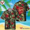 Tropical Flower With Palm Leaves Jameson Whiskey Hawaiian Shirt, Best Summer Gifts For Fans - Vesles2014S