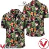 Tropical Flowers Watercolor Black Hawaiian Shirt, Unique Gifts For Friends - Vesles2014S 1