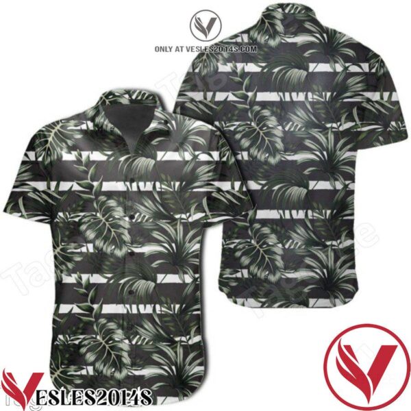 Tropical Leaf Line Pattern Hawaiian Shirt, Unique Gifts For Friends - Vesles2014S 1