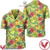 Tropical Leaves And Flowers Yellow Hawaiian Shirt, Unique Gifts For Friends - Vesles2014S 1