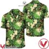 Tropical Leaves And Plumeria Green Hawaiian Shirt, Unique Gifts For Friends - Vesles2014S 1