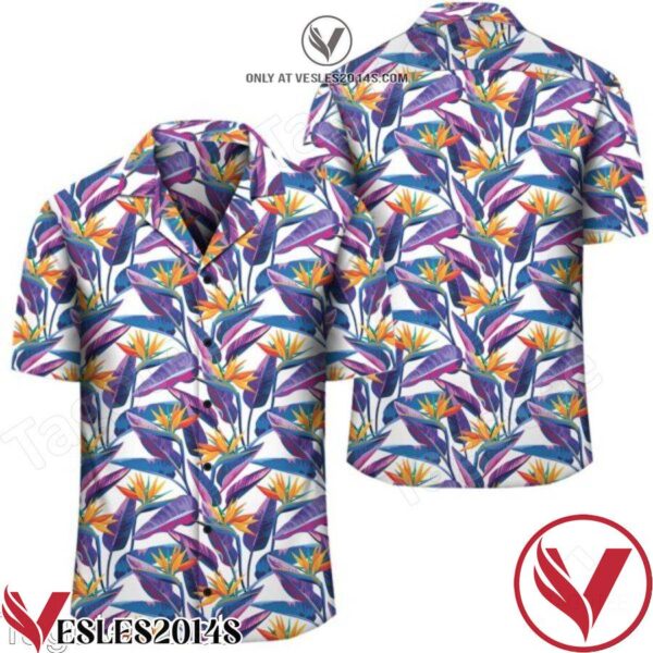 Tropical Strelitzia Hawaiian Shirt, Unique Gifts For Friends - Vesles2014S 1