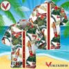 Tropical Summer Flowers Budweiser Hawaiian Shirt, Best Summer Gifts For Fans - Vesles2014S