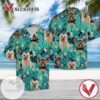 Tropical Yorkshire Hawaiian Graphic Print Short Sleeve Hawaiian Casual Shirt Vesles2014S