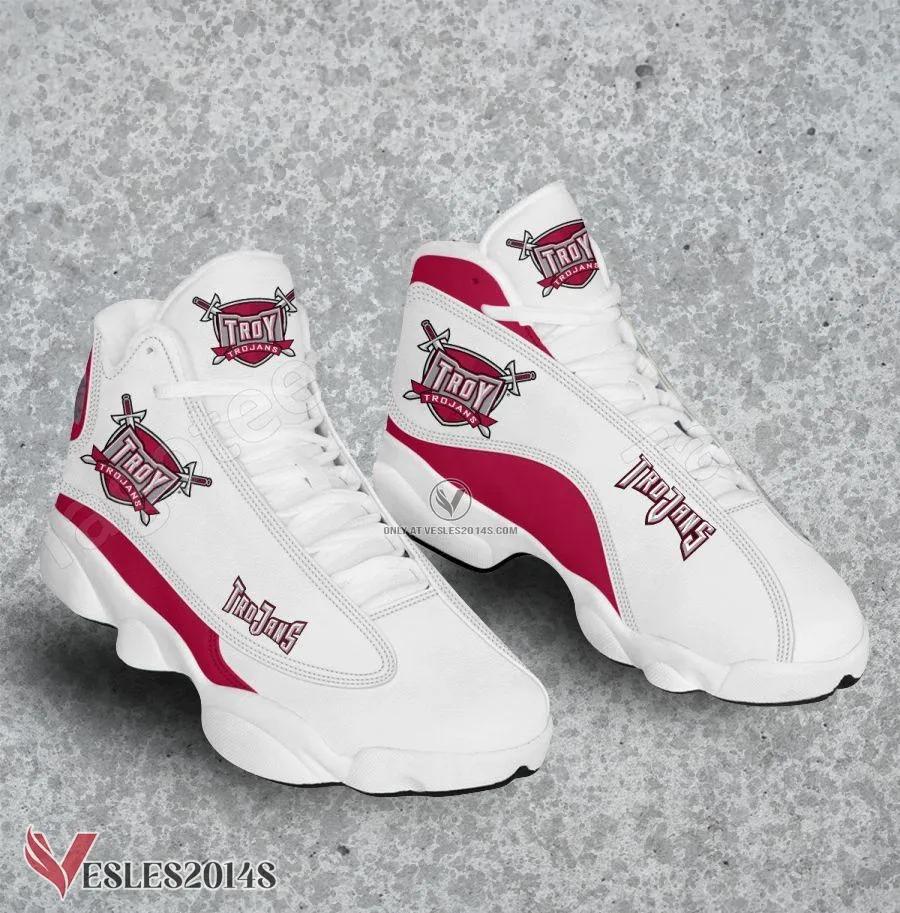 Troy Trojans NCAA Logo Air Jordan 13 Shoes, Best Sneaker Gifts For Fans - Vesles2014s
