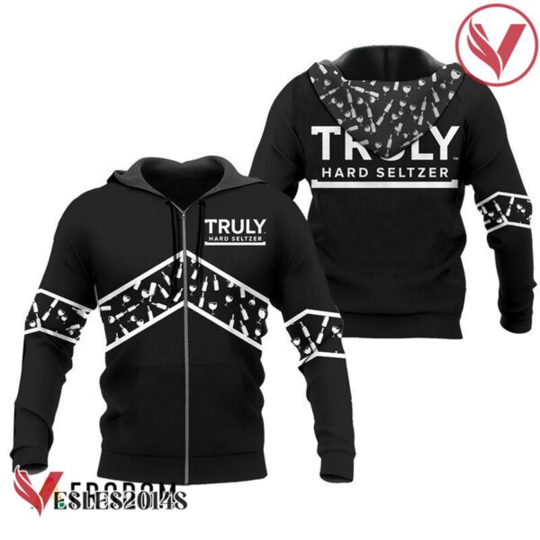 Truly Hard Seltzer Black Wine Pattern Hoodie & Zip Hoodie - Vesles2014S 1