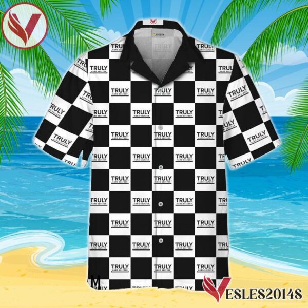 Truly Hard Seltzer Checkerboard Hawaiian Shirt, Best Summer Gifts For Fans - Vesles2014S 1