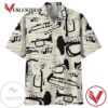 Trumpet Print Short Sleeve Hawaiian Casual Shirt Vesles2014S
