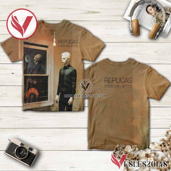 Tubeway Army Replicas Album Cover Shirt, Unique Gifts For Music Lovers - Vesles2014S