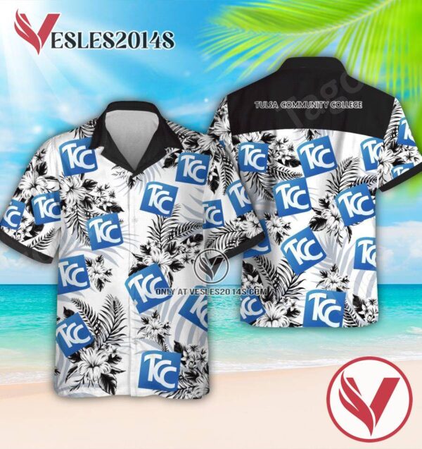 Tulsa Community College Hawaiian Shirt, Beach Shorts, Perfect Gifts Idea In Holiday - Vesles2014S
