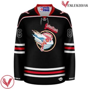 Turbo Tour 86 Judas Priest Black  Jersey - Vesles2014S 3
