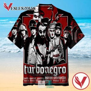 Turbonegro Casual Hawaiian Shirt, Best Gifts For Summer Vesles2014S 1