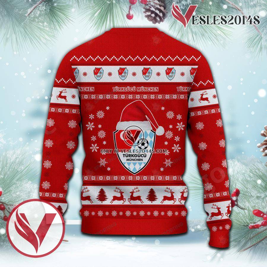 Türkgücü München Sport Ugly Christmas Sweater, Unique Gifts For Fans - Vesles2014aS 3