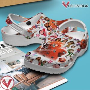 Turning Red Cartoon Crocs Crocband Clogs Shoes Comfortable For Men Women and Kids, Unique Gift From Vesles2014S 2
