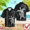 Turtle Black And White Hawaiian Shirt, Unique Gifts For Friends - Vesles2014S 1