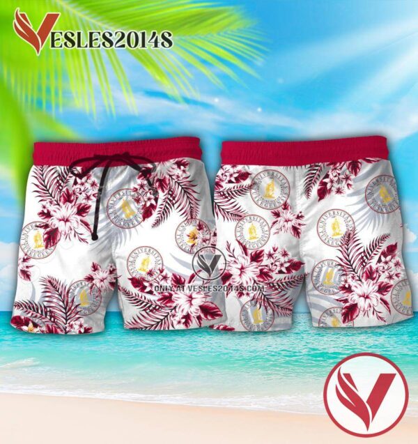 Tuskegee University Hawaiian Shirt, Beach Shorts, Perfect Gifts Idea In Holiday - Vesles2014S 1