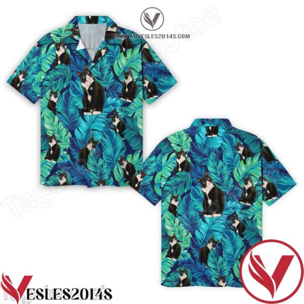 Tuxedo Cat Hawaiian Shirt, Unique Gifts For Friends - Vesles2014S 1