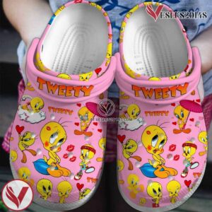 Tweety Cartoon Crocs Crocband Clogs Shoes Comfortable For Men Women and Kids, Unique Gift From  Vesles2014S