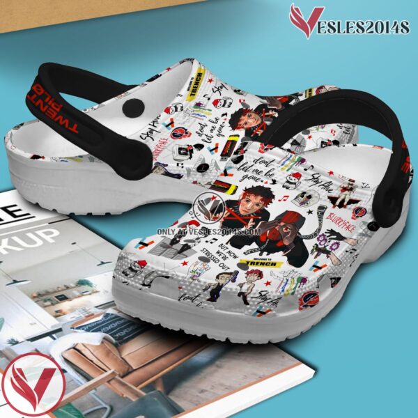 Twenty One Pilots Music Crocs Crocband Clogs Shoes, Unique Gifts For Fans Style 1 - Vesles2014S 3