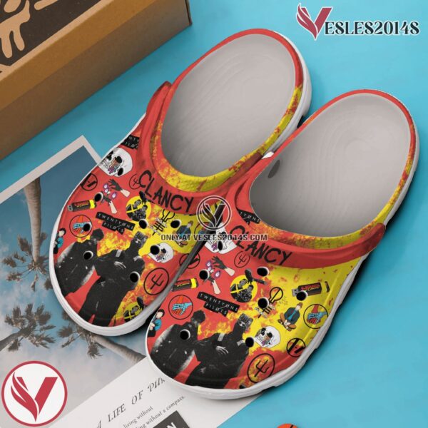Twenty One Pilots Music Crocs Crocband Clogs Shoes, Unique Gifts For Fans Style 10 - Vesles2014S 3