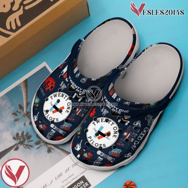Twenty One Pilots Music Crocs Crocband Clogs Shoes, Unique Gifts For Fans Style 11 - Vesles2014S 2