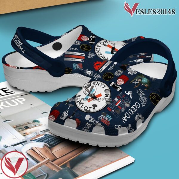 Twenty One Pilots Music Crocs Crocband Clogs Shoes, Unique Gifts For Fans Style 11 - Vesles2014S 3