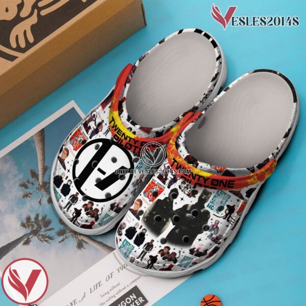 Twenty One Pilots Music Crocs Crocband Clogs Shoes, Unique Gifts For Fans Style 12 - Vesles2014S 3