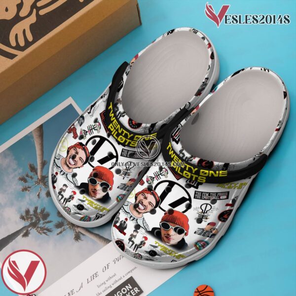 Twenty One Pilots Music Crocs Crocband Clogs Shoes, Unique Gifts For Fans Style 4 - Vesles2014S 2