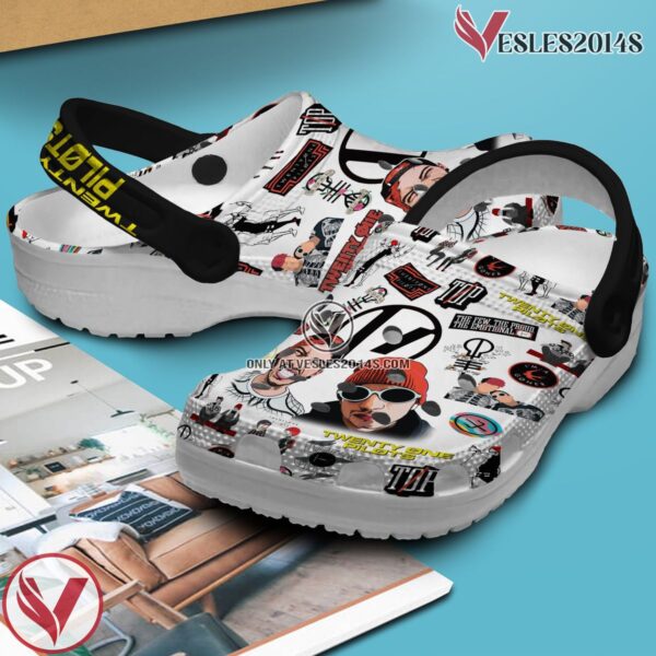 Twenty One Pilots Music Crocs Crocband Clogs Shoes, Unique Gifts For Fans Style 4 - Vesles2014S 3