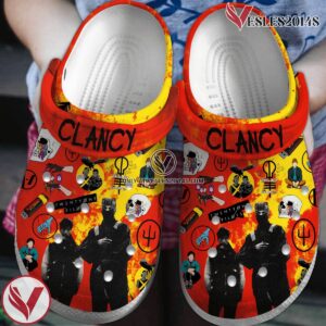 Twenty One Pilots Music Crocs Crocband Clogs Shoes, Unique Gifts For Fans Style 6 - Vesles2014S