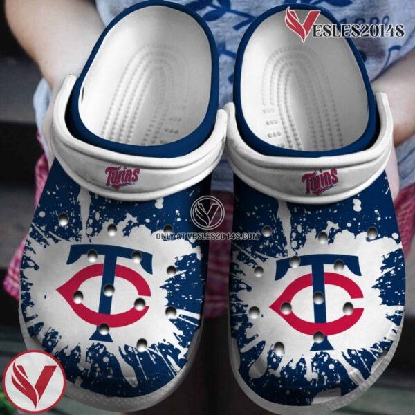 Twins White-Navy Clog Shoes, Unique Gift From  Vesles2014S