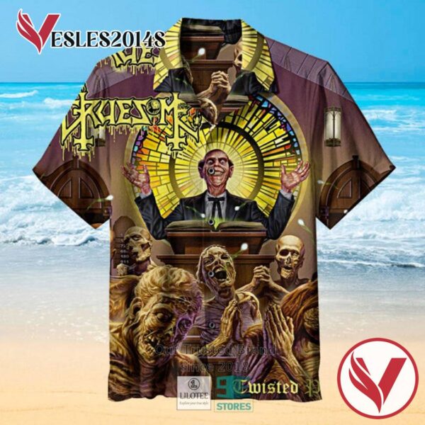 Twisted Prayers Casual Hawaiian Shirt, Best Gifts For Summer Vesles2014S 3