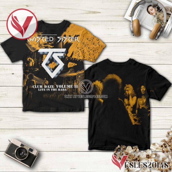 Twisted Sister Club Daze Volume II Live In The Bars Album Cover Shirt, Unique Gifts For Music Lovers - Vesles2014S