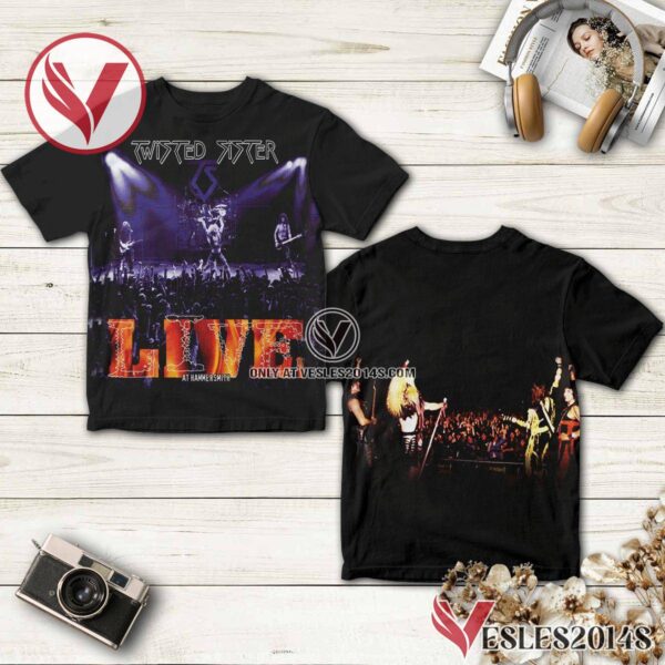 Twisted Sister Live At Hammersmith Album Cover Shirt, Unique Gifts For Music Lovers - Vesles2014S
