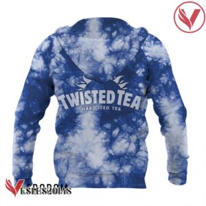Twisted Tea Blue Tie-dye Hoodie & Zip Hoodie - Vesles2014S 3