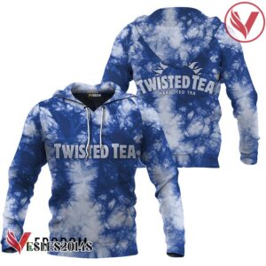Twisted Tea Blue Tie-dye Hoodie & Zip Hoodie - Vesles2014S