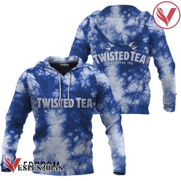 Twisted Tea Blue Tie-dye Hoodie & Zip Hoodie - Vesles2014S