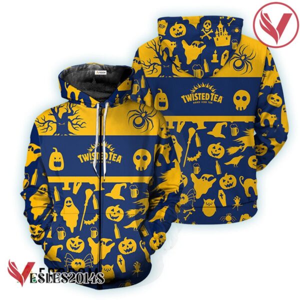 Twisted Tea Halloween Patterns Hoodie & Zip Hoodie - Vesles2014S 1