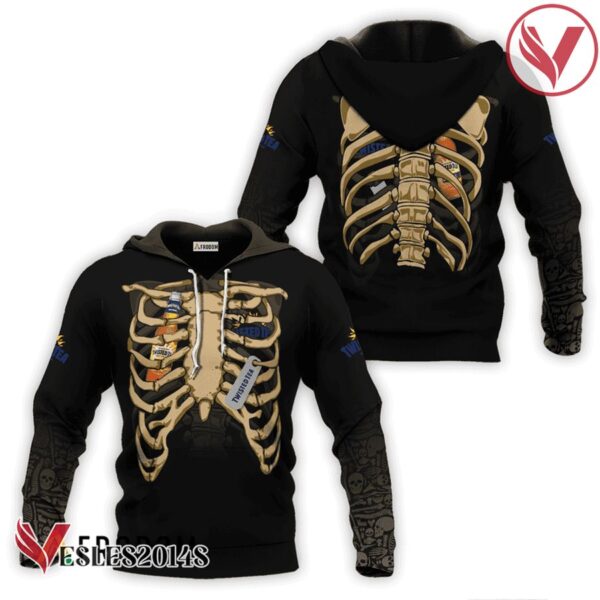 Twisted Tea Skeleton Ribcage Hoodie & Zip Hoodie - Vesles2014S