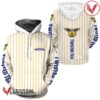 Twisted Tea White Vertical Striped Hoodie & Zip Hoodie - Vesles2014S